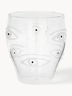 Vasos de agua soplados Oculus, 4 uds.