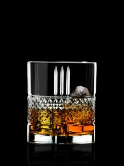 Vasos de cristal con relieve Brillante, 6 uds.
