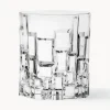 Vasos de cristal con relieve Etna, 6 uds.