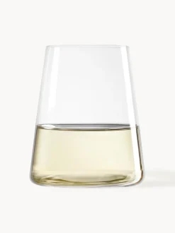 Vasos de cristal en forma de cono Power, 6 uds.