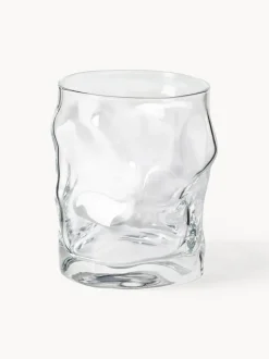 Vasos de forma orgánica Sorgente, 6 uds.
