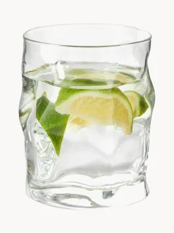 Vasos de forma orgánica Sorgente, 6 uds.