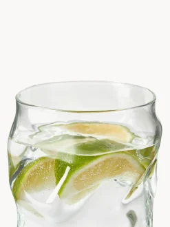 Vasos de forma orgánica Sorgente, 6 uds.