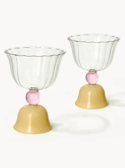 Vasos de vidrio borosilicato Tulip, 2 uds.