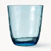 Vasos de vidrio soplado artesanalmente Hammered, 4 uds.