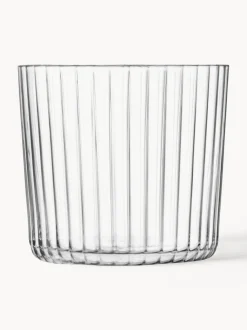 Vasos de vidrio soplado artesanlamente Gio, 4 uds.