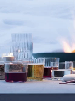 Vasos de vidrio soplado artesanlamente Gio, 4 uds.