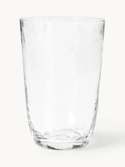 Vasos de vidrio soplado Hammered, 4 uds.