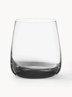 Vasos de vidrio soplados artesanalmente Smoke, 4 uds.