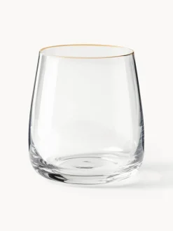 Vasos de vidrio soplados Ellery, 4 uds.