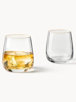 Vasos de vidrio soplados Ellery, 4 uds.