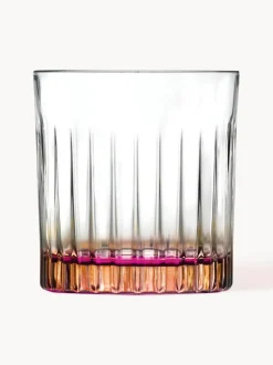 Vasos old fashioned de cristal luxion Gipsy, 6 uds.