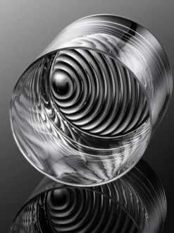 Vasos old fashioned de cristal Echo, 4 uds.