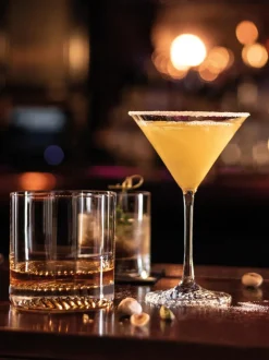 Vasos old fashioned de cristal Echo, 4 uds.