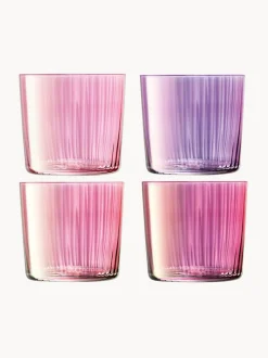 Vasos pintados a mano Gems, 4 uds.