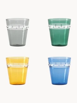 Vasos soplados A Pallini, 4 uds.