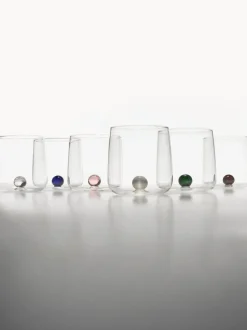 Vasos soplados de borosilicato Bilia, 6 uds.