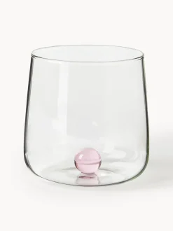 Vasos soplados de vidrio borosilicato Bilia, 6 uds.