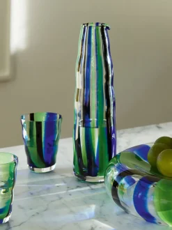 Vasos soplados Folk, 2 uds.