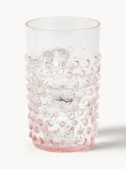 Vasos soplados Hobnail, 6 uds.