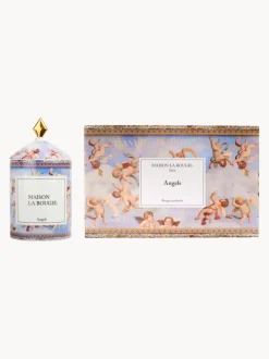 Vela perfumada artesanal Angels (naranja, pachulí y jacinto)