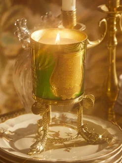 Vela perfumada artesanal Angelo (madera de cachemira, musgo y castaño glaseado)