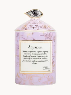 Vela perfumada artesanal Aquarius (incienso y pachulí)