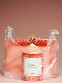 Vela perfumada artesanal Bandana (mandarina, sándalo y ámbar)