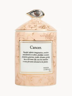Vela perfumada artesanal Cancer (bergamota y vetiver)