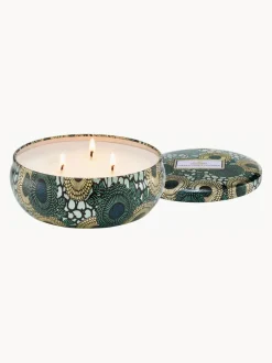 Vela perfumada artesanal de tres mechas Japonica Collection (madera de cacao, verbena y lavanda)
