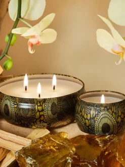 Vela perfumada artesanal Japonica Collection (resina de ámbar, sándalo, cedro y orquídea de vainilla)