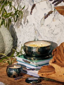 Vela perfumada artesanal Japonica Collection (madera de cacao, verbena y lavanda)
