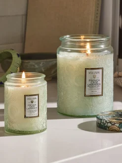 Vela perfumada artesanal Japonica Collection (madera de cacao, verbena y lavanda)