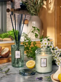 Vela perfumada artesanal Japonica Collection (madera de cacao, verbena y lavanda)