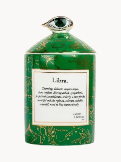 Vela perfumada artesanal Libra (almizcle y flores)
