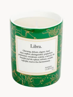 Vela perfumada artesanal Libra (almizcle y flores)