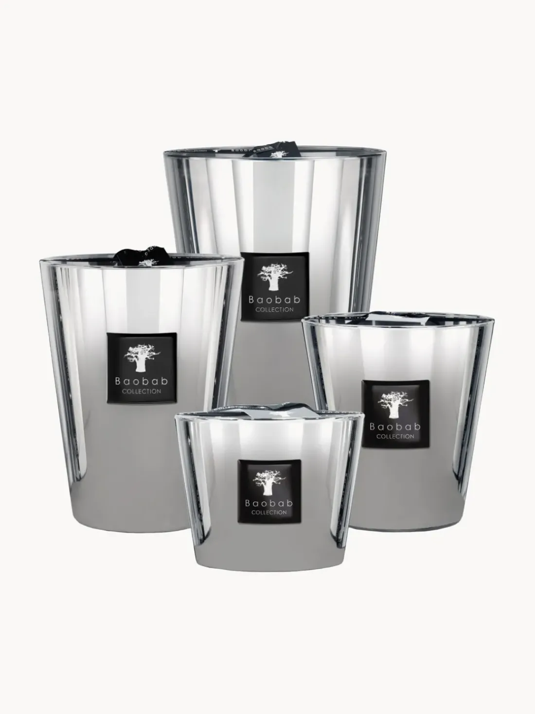 Vela perfumada de cuatro mechas Exclusives (ámbar, nuez moscada, vetiver)