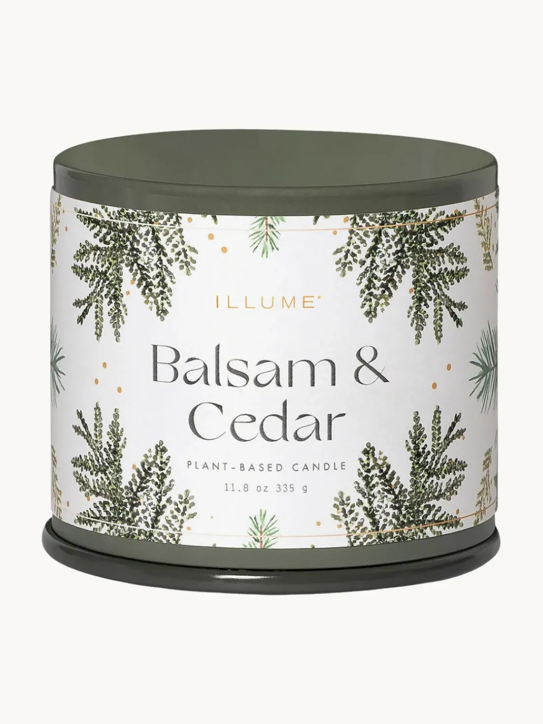 Vela perfumada Vanity Tin (agujas de pino, canela y musgo de roble)