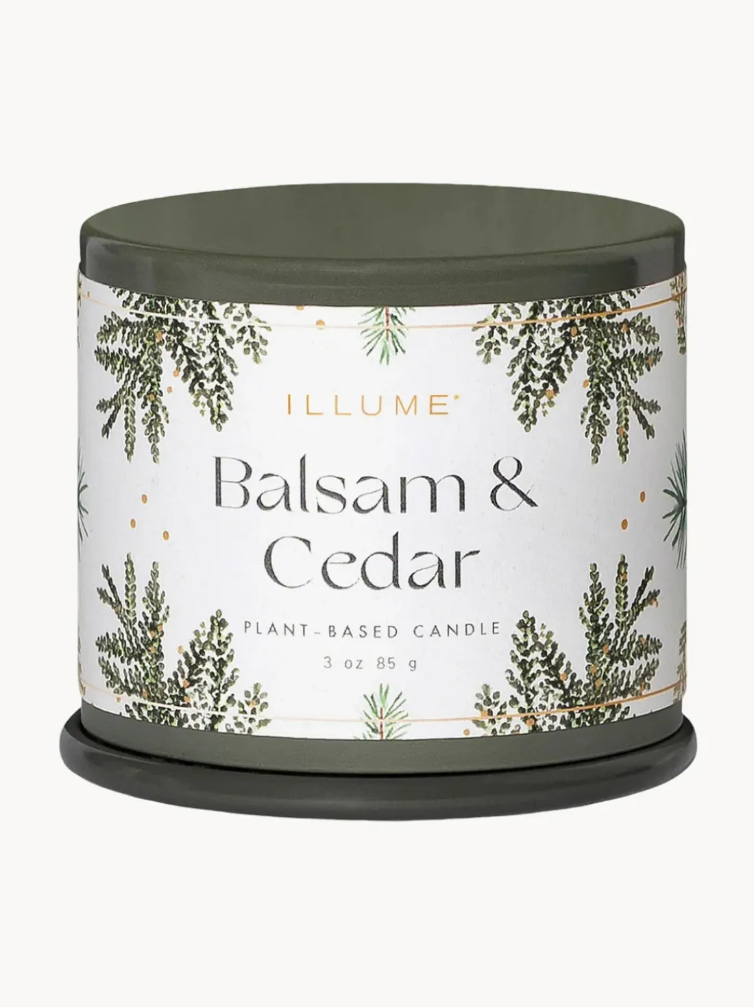 Vela perfumada Vanity Tin (agujas de pino, canela y musgo de roble)