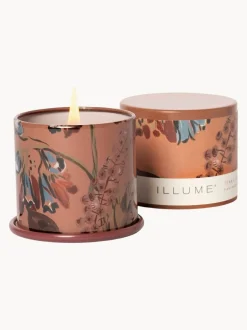 Vela perfumada Vanity Tin (almizcle de cachemira, hoja de tabaco y naranja)