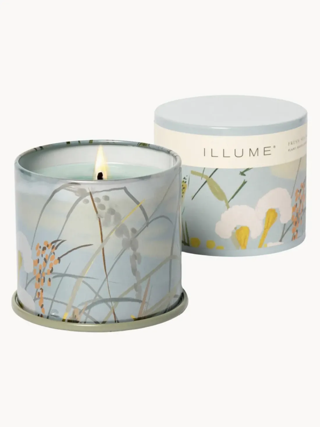 Vela perfumada Vanity Tin (jazmín y rocío marino salado)