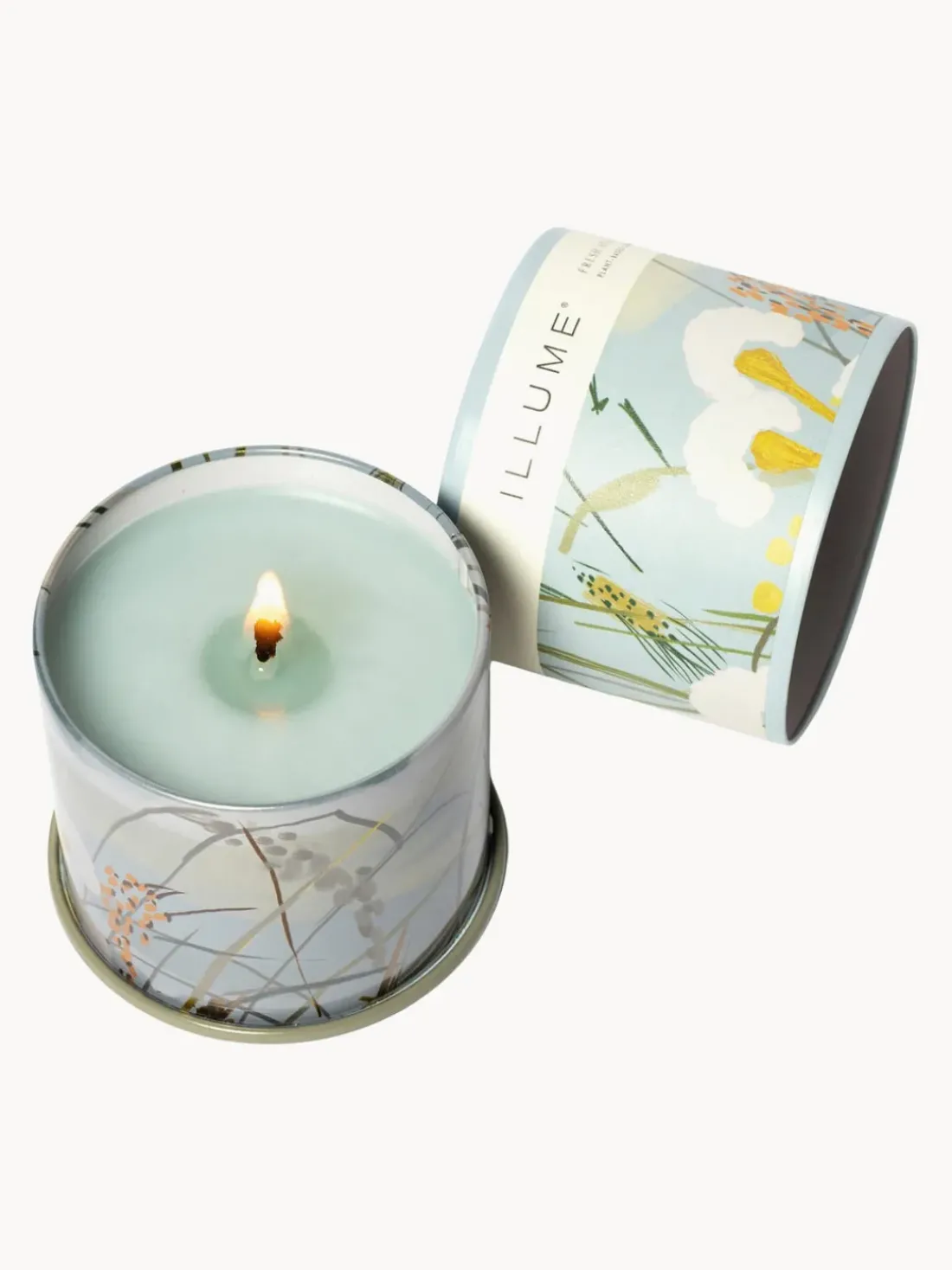 Vela perfumada Vanity Tin (jazmín y rocío marino salado)