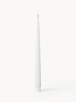 Velas cónicas LED artesanales Real Flame, 28 cm, 2 uds.