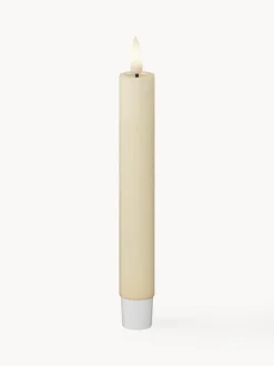 Velas cónicas LED artesanales Real Flame, 15 cm, 2 uds.