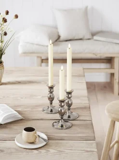 Velas cónicas LED artesanales Real Flame, 15 cm, 2 uds.