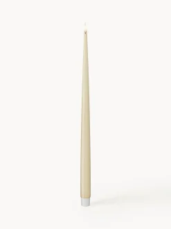 Velas cónicas LED artesanales Real Flame, 38 cm, 2 uds.