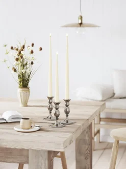 Velas cónicas LED artesanales Real Flame, 38 cm, 2 uds.