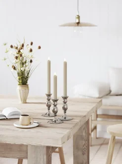 Velas cónicas LED artesanales Real Flame, 15 cm, 2 uds.
