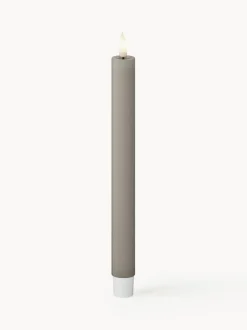 Velas cónicas LED artesanales Real Flame, 24 cm, 2 uds.