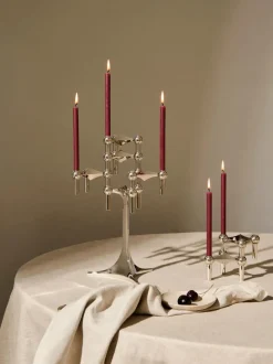 Velas cónicas Stoff Nagel, 12 uds.